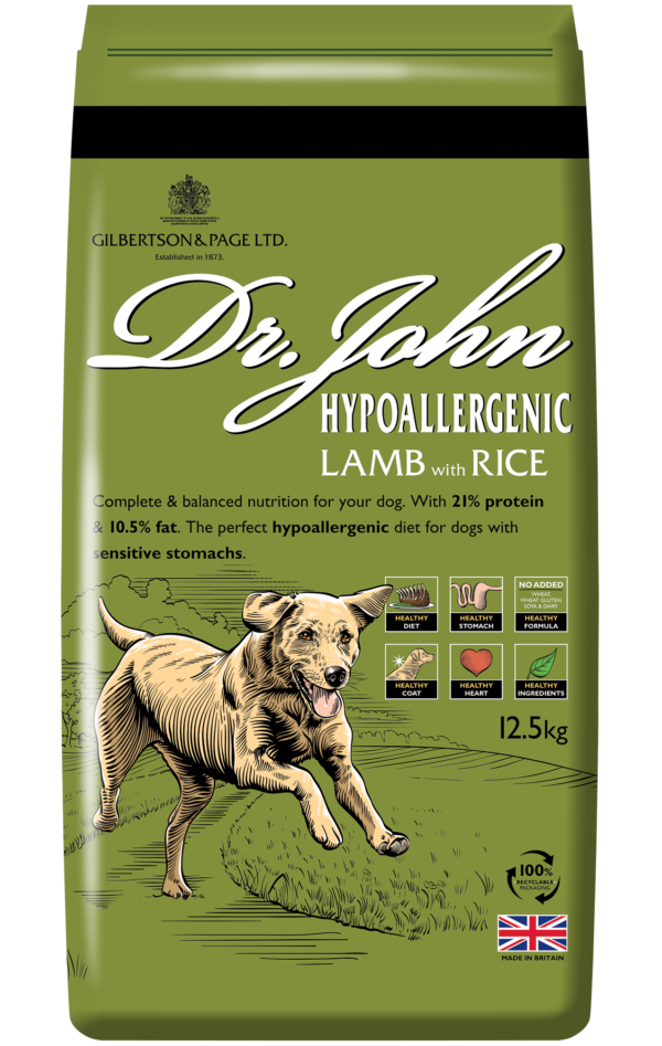 Dr John Hypoallergenic Lamb with Rice & Vegtables