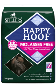 Spillers happy hoof molasses free 20kg